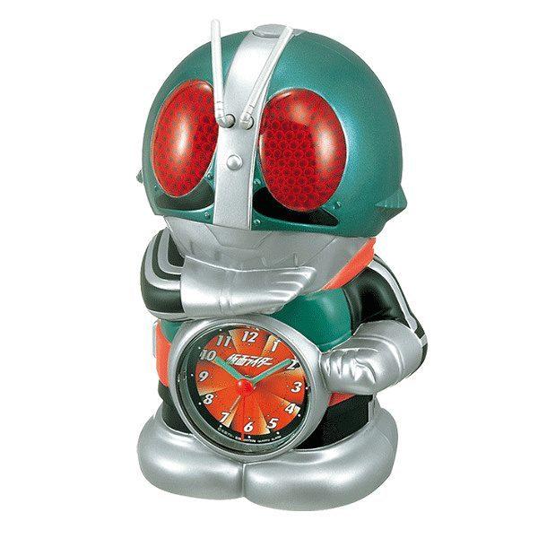 目覚まし時計 仮面ライダー （ 立体おしゃべり時計 置時計