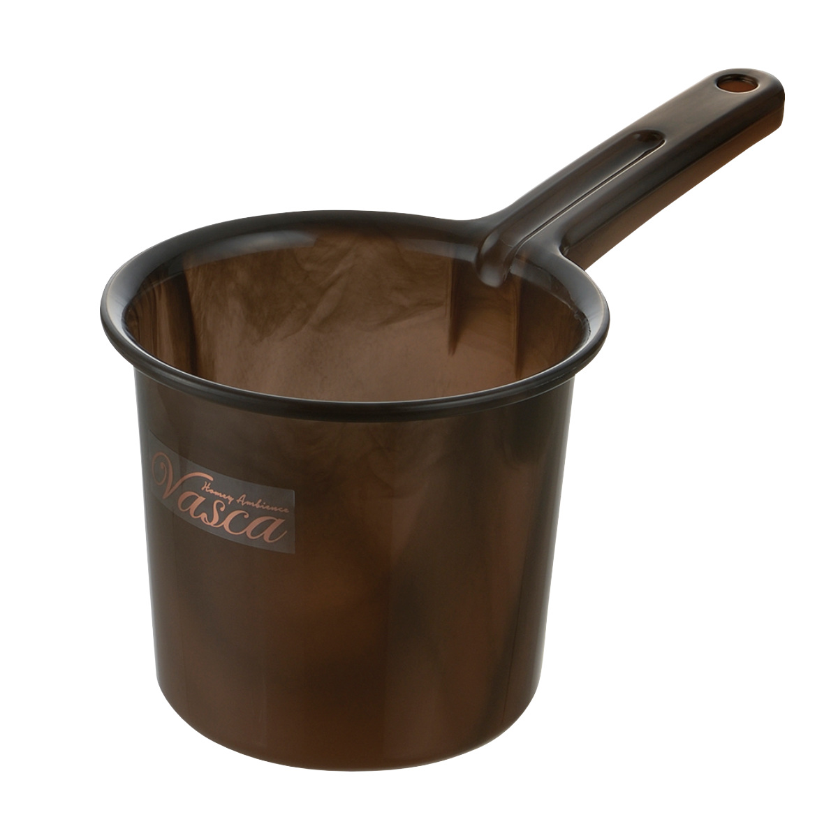 手おけ バスカ 日本製 ( 湯桶 風呂おけ 大理石 マーブル 湯おけ おけ ハンドペイル バスボウル ウォッシュボール せんめんき 日本製 バス用品 バスグッズ ) 【ダークブラウン】 ダークブラウン