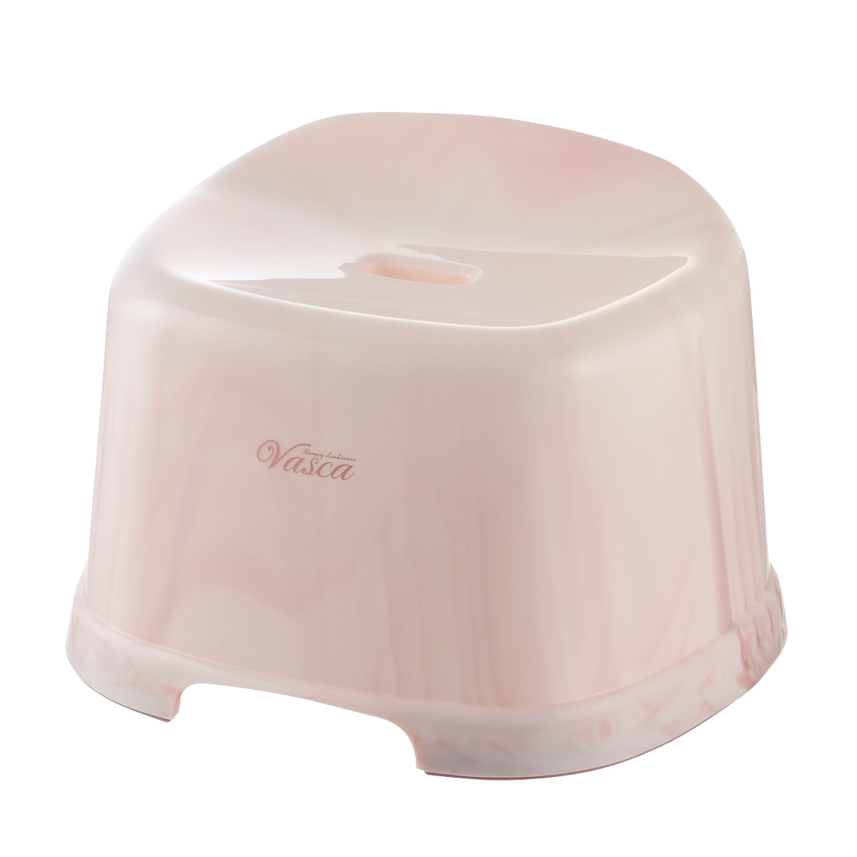 風呂椅子 バスカ 22cm 日本製 ( 風呂椅子 風呂いす バスチェア 大理石 お風呂 椅子 イス 風呂 腰かけ バスチェアー H22 滑り止め 幅広 日本製 バス用品 バスグッズ 高さ22cm ) 【ピンク】 ピンク
