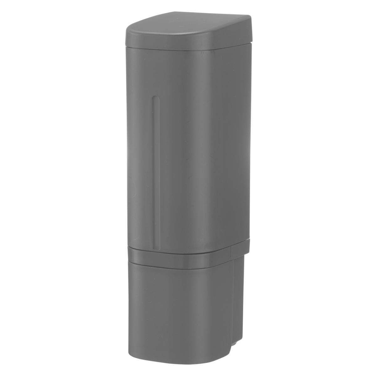 ディスペンサー 500ml リキッドタイプ シールフックタイプ ホバー ( 液体 ソープディスペンサー 詰め替えボトル ソープボトル 壁面 詰め替え プッシュ 風呂 壁付け シール付 シンプル ホワイト ダークグレー グレー ) 【ダークグレー】 ダークグレー