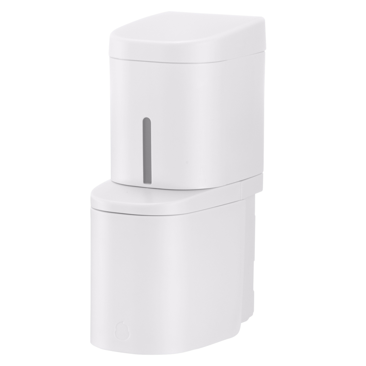 ディスペンサー 250ml 泡タイプ シールフックタイプ ホバー ( 泡 ソープディスペンサー 詰め替えボトル ソープボトル 壁面 詰め替え プッシュ 風呂 壁付け シンプル ホワイト ダークグレー グレー ) 【ホワイト】 ホワイト