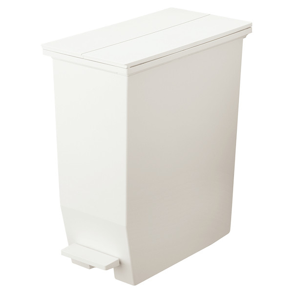 Dショッピング ゴミ箱 35l Solow ペダルオープンスリム ごみ箱 35リットル ソロウ ペダル式 ふた付き 両開き 分別 棚下 カウンター下 スリム 幅22 キッチン 角型 高さ揃う シンプル おしゃれ ホワイト カテゴリ ゴミ箱の販売できる商品 リビングート
