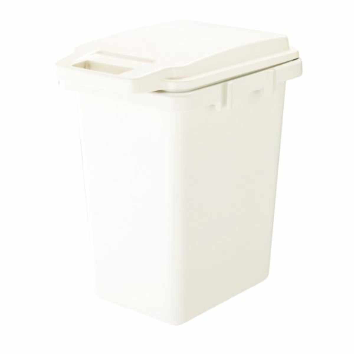 ゴミ箱 47L 2個セット 抗菌 防臭 密閉 ふた付き ロック機能 ( ごみ箱 47リットル 2個 臭わない パッキン ハンドル 抗菌加工 おむつ 連結可能 室内 屋外 分別 イタズラ防止 ペット用 ペットシート パッキン付き シンプル ストッカー ) 【ホワイト】 ホワイト
