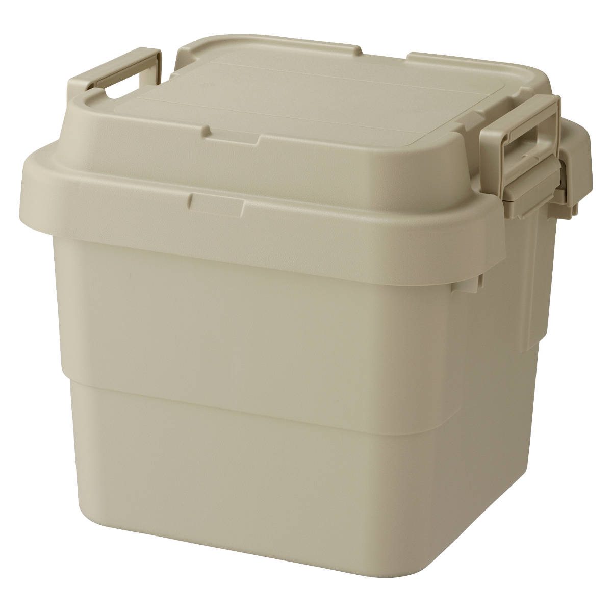 収納ボックス トランクカーゴ EASY GRIP 30L TC-30SE 2個セット ( 座れる 収納ケース 収納 ボックス フタ付き ケース 頑丈箱 スタッキング 積み重ね 幅40×奥行39×高さ35.7cm アウトドア キャンプ ピクニック ) 【ベージュ】 ベージュ