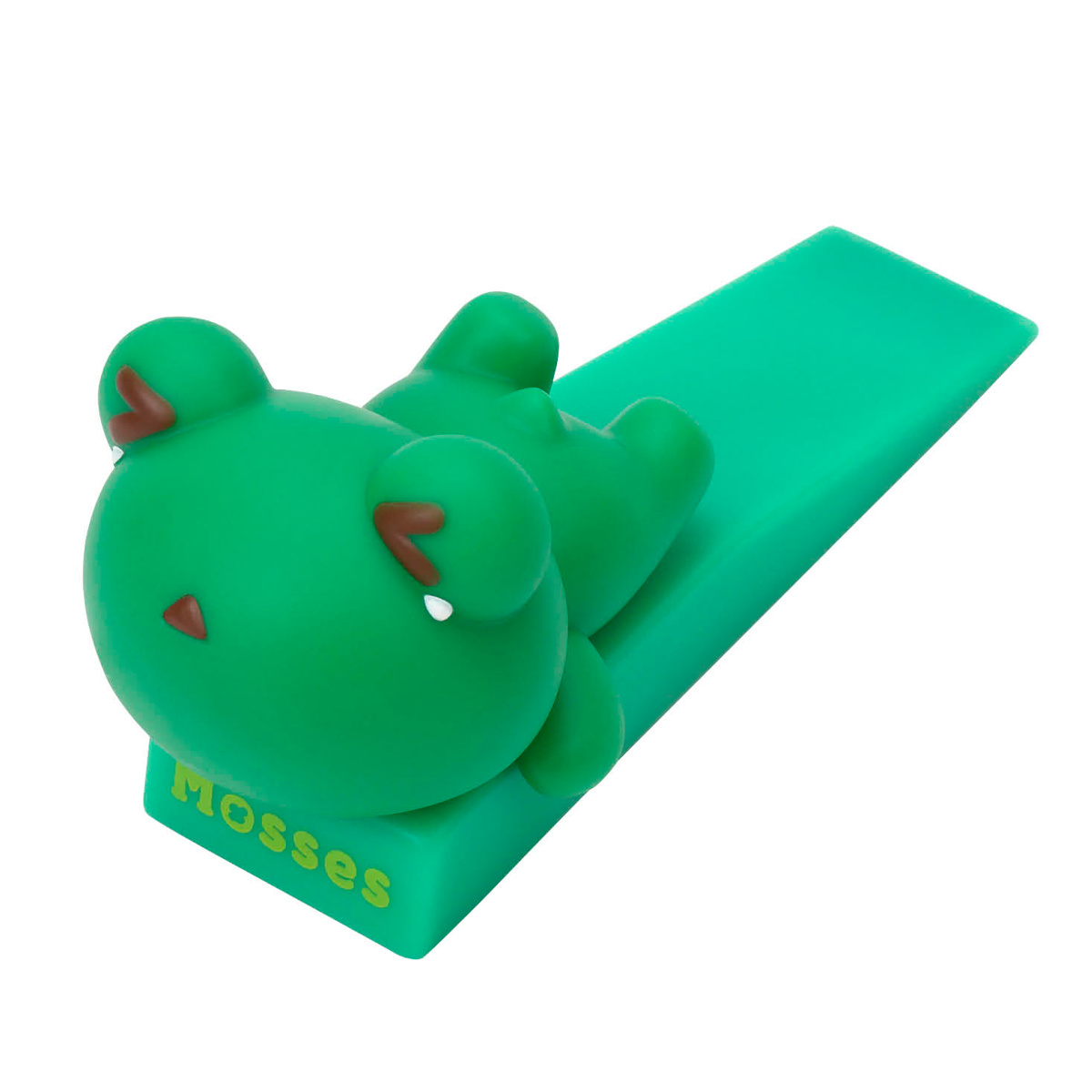 ドアストッパー アプリクス アニマルストッパー かわいい 動物 ( 扉ストッパー ドア ドア止め 扉 室内 アニマル 猫 ネコ 玄関 滑り止め シリコン 猫型 ねこ カエル かえる 固定 トラ クロ シロ カワイイ キュート インテリア ) 【フロッグ】 フロッグ