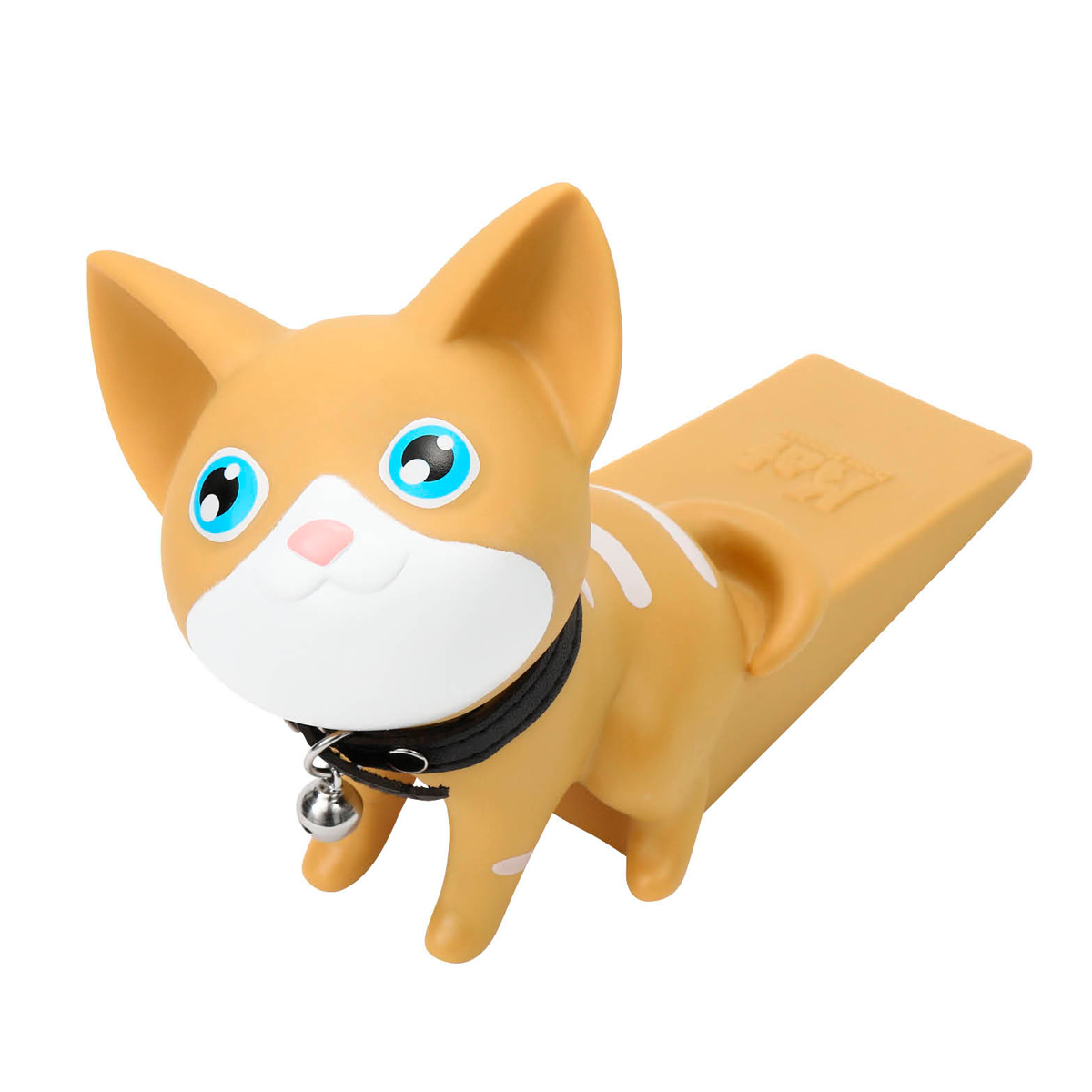 ドアストッパー アプリクス アニマルストッパー かわいい 動物 ( 扉ストッパー ドア ドア止め 扉 室内 アニマル 猫 ネコ 玄関 滑り止め シリコン 猫型 ねこ カエル かえる 固定 トラ クロ シロ カワイイ キュート インテリア ) 【トラ】 トラ