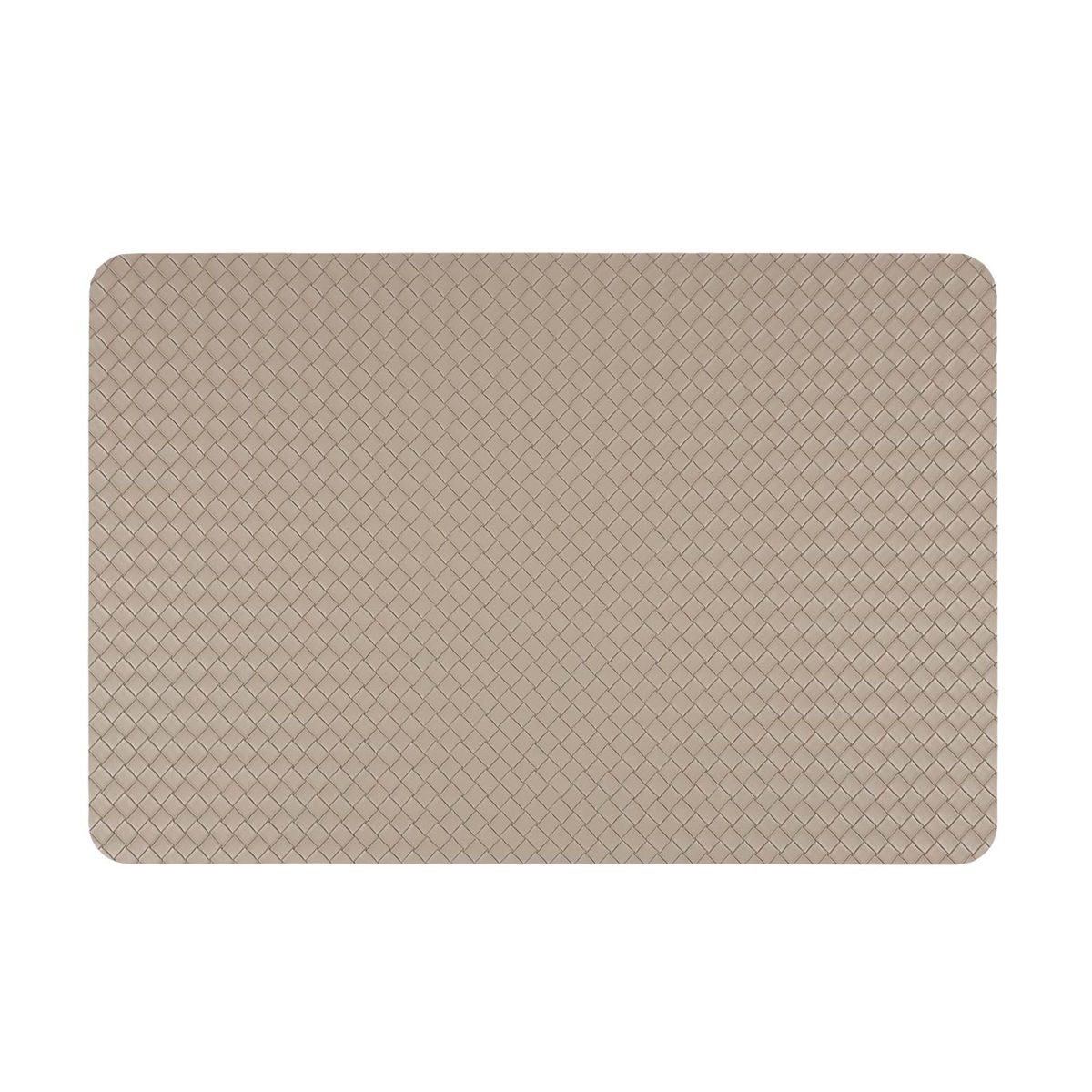 ランチョンマット アプリクス イントレチャート ( 45× 30cm おしゃれ 洗える 撥水 角型 角 PVC テーブルマット 無地 長方形 モダン シンプル 北欧 シック 食卓 ) 【ライトブラウン】 ライトブラウン