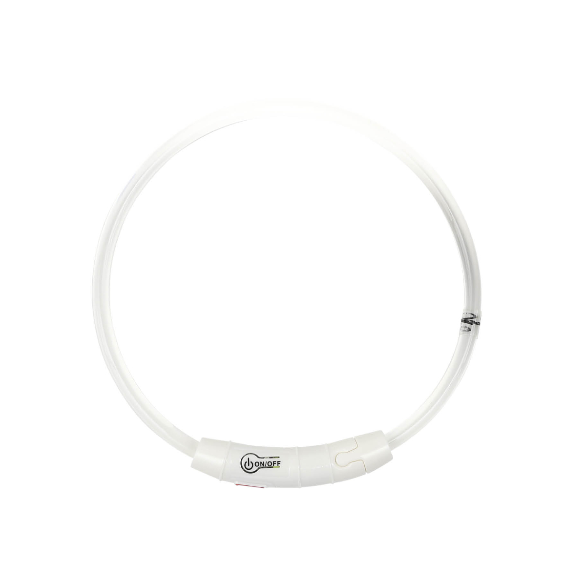 ライト 散歩 犬 ループセイフ LEDリング 45 ( 夜 お散歩 お散歩ライト LED 光る 犬用ライト 防水 充電式 お出かけ 夜散歩 生活防水 明るい おしゃれ 犬用 安心 安全 事故防止 ペット用品 充電 USB充電 超軽量 簡単取付 コンパクト ) 【クリアピンク】 クリアピンク