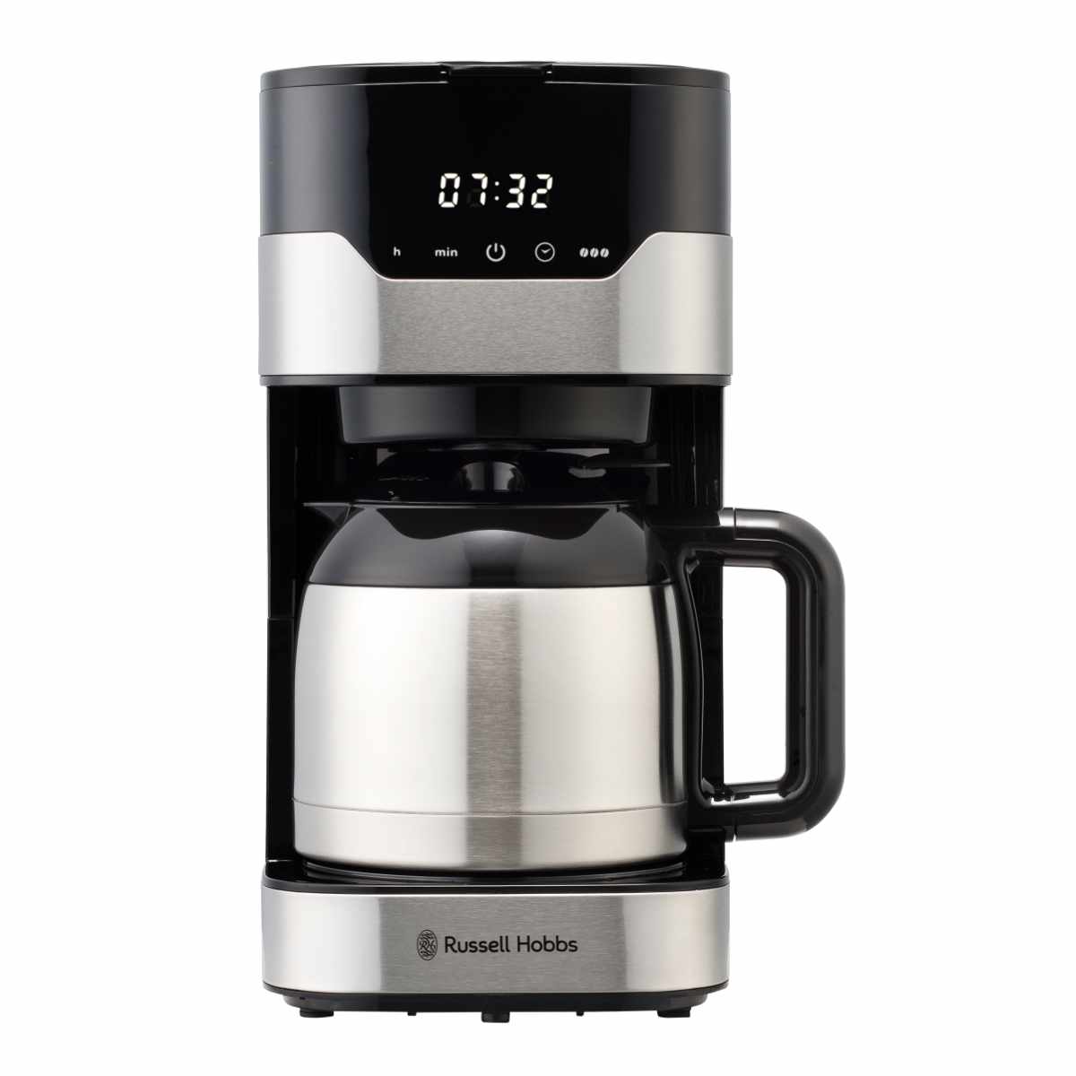 Russell Hobbs グランドリップ8カップ ( ラッセルホブス ドリップコーヒー ドリップ式 タイマー 保温 Coresゴールドフィルター おしゃれ シンプル 紙フィルター不要 ステンレスポット ステンレスサーバー )