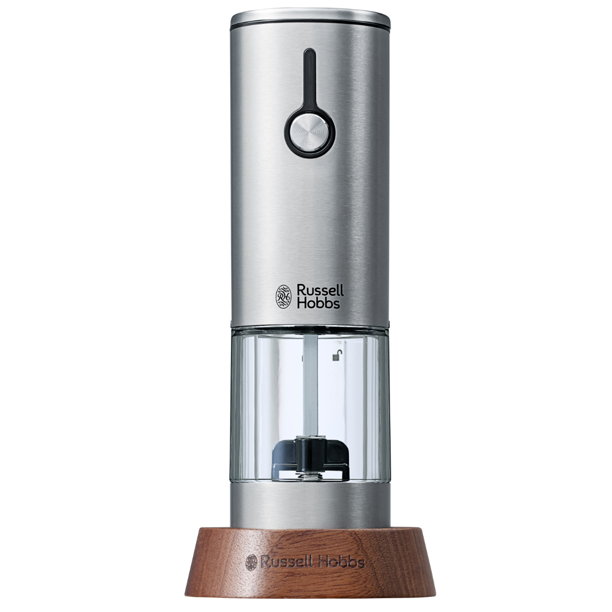 Russell Hobbs 充電式 電動ミル 木製スタンド付き ゴマミル ( ラッセルホブス ミル USB ごまミル 胡麻ミル ウッドスタンド付き ごま 胡麻 ゴマ すりごま すりゴマ LED )