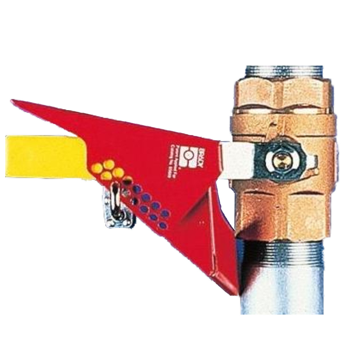 バルブハンドル用 ボールバルブロック ポール径7.6cm以下用 ( 安全用品 配管バルブ 誤作動防止 )