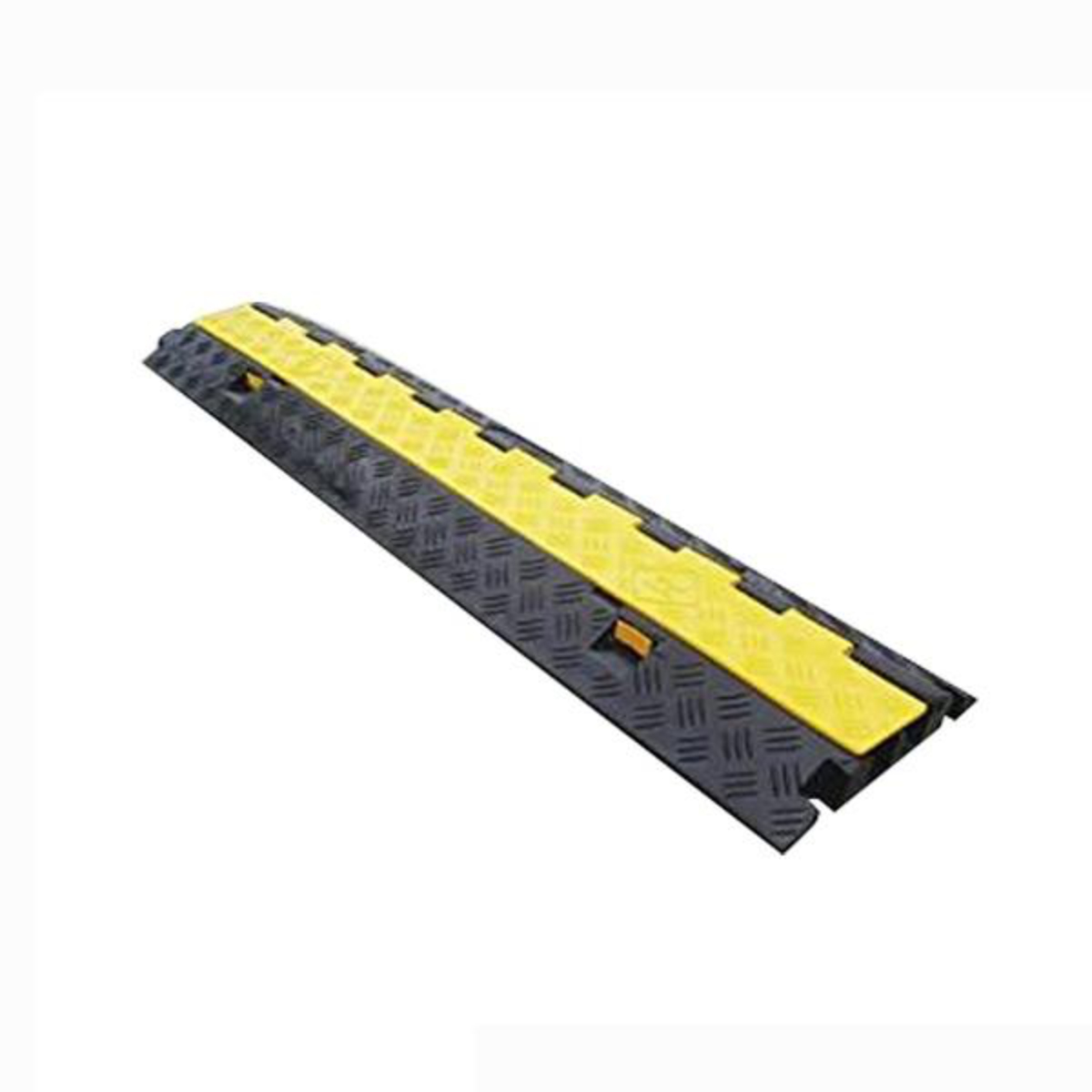 ケーブルガード 2列溝タイプ 100×25cm ( 法人限定 安全用品 配線 保護カバー )