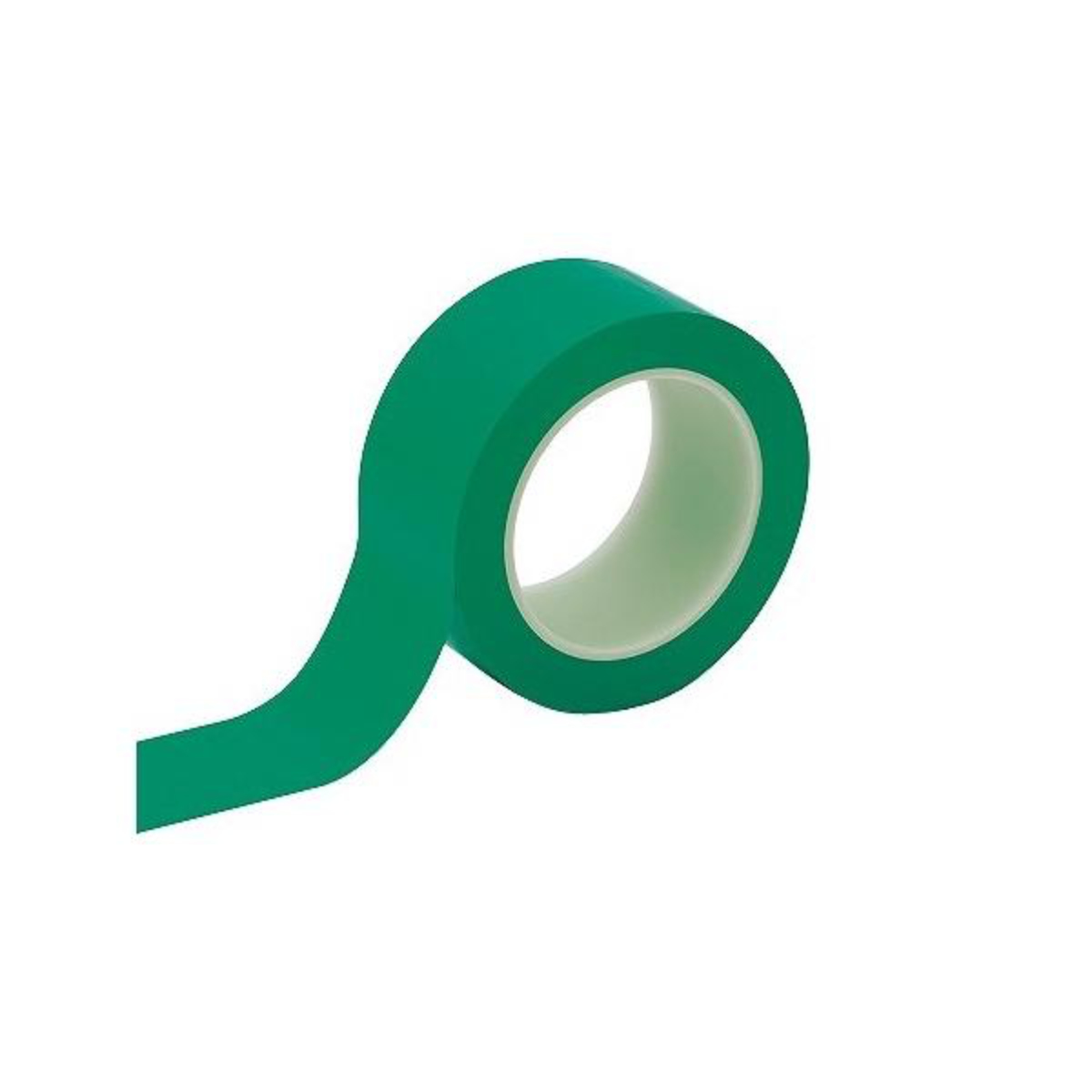 クリーンルーム用 ラインテープ 5cm×33m巻 ( 粘着テープ 区画整理 線引き ライン引き ) 【グリーン】 グリーン