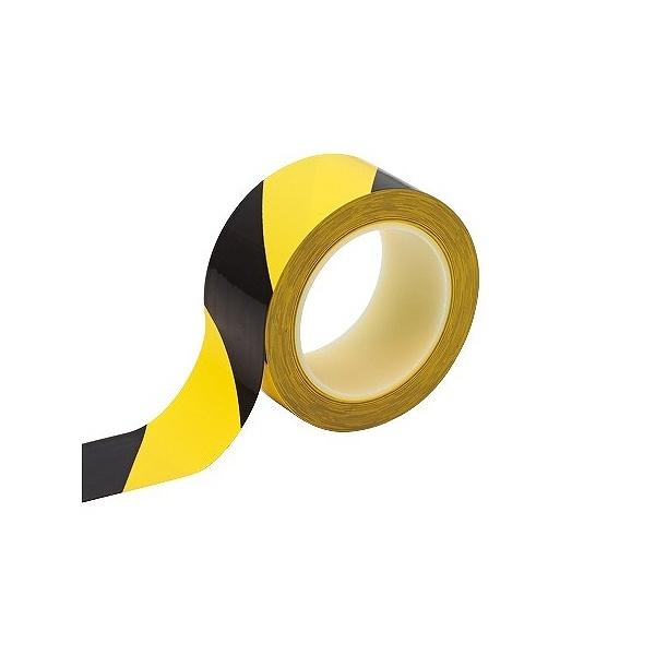 クリーンルーム用 ラインテープ 帯電防止加工 5cm×33m巻 ( 粘着テープ 区画整理 線引き ライン引き ) 【イエロー/ブラック】 イエロー/ブラック