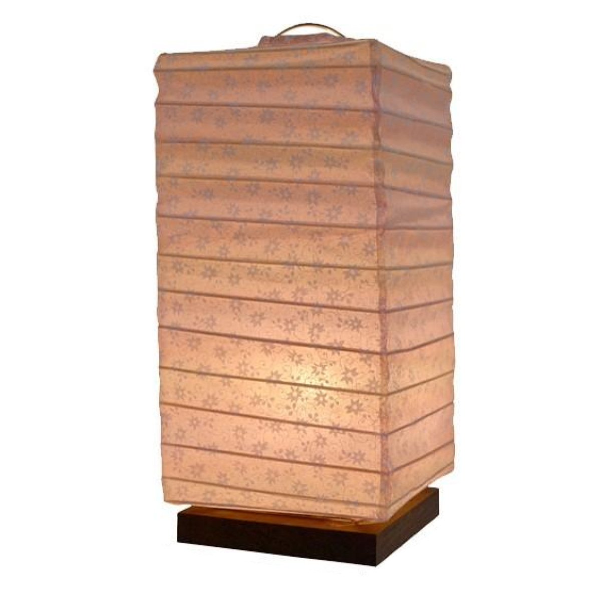 テーブルライト LED対応 和紙 百合ピンク 日本製 フロアライト ( 照明 LED 和室 和風 和風照明 寝室 テーブルランプ 行灯 E17 小花 和 和モダン 照明器具 ライト おしゃれ インテリア リビング 花柄 )