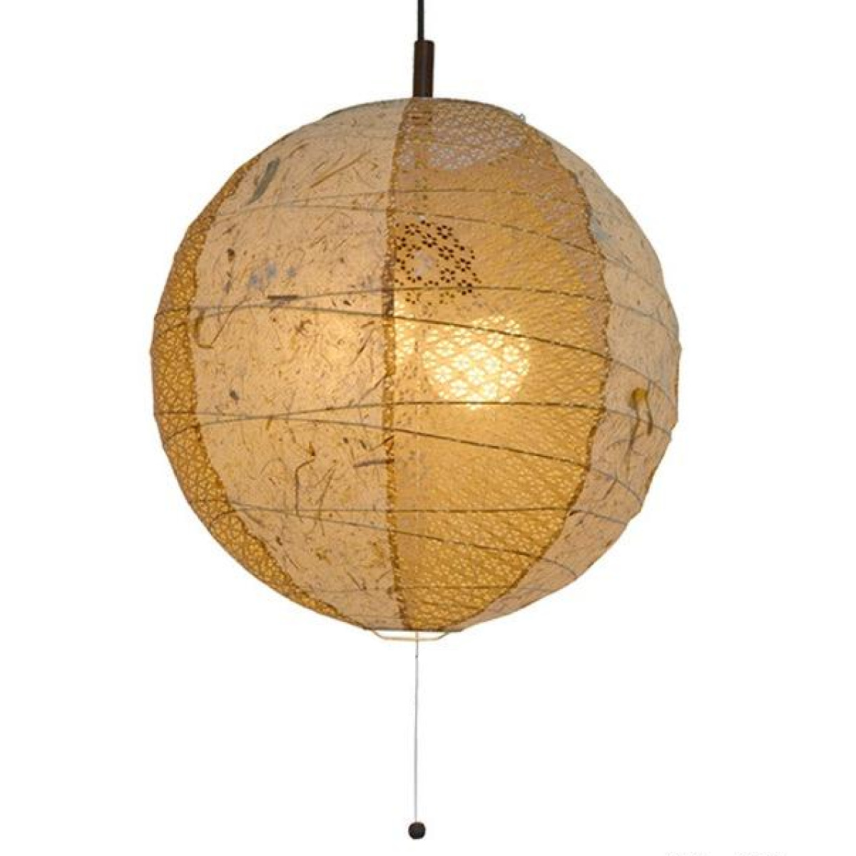 ペンダントライト 2灯 45cm 提灯 ツインバナナ 和紙照明 日本製 彩光デザイン ( 照明 天井 和風照明 丸 吊り下げ 2灯式 照明器具 2灯ペンダント LED 電気 ペンダント照明 インテリア シーリングライト )