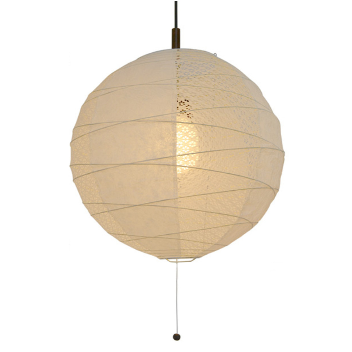 ペンダントライト 2灯 45cm 提灯 ツインホワイト 和紙照明 日本製 彩光デザイン ( 照明 天井 和風照明 丸 和風 吊り下げ 2灯式 照明器具 2灯ペンダント LED 電気 ペンダント照明 インテリア シーリングライト 北欧風 )