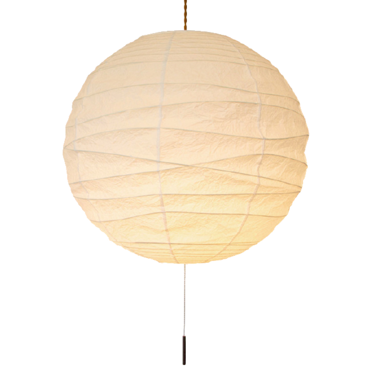 ペンダントライト 3灯 shingetu 真月 揉み紙 日本製 和風 天井照明 ( LED電球対応 美濃 和紙 照明 ライト 吊り下げ照明 吊るす 照明器具 和モダン モダン シンプル ナチュラル おしゃれ こだわり 丸 ラウンド )