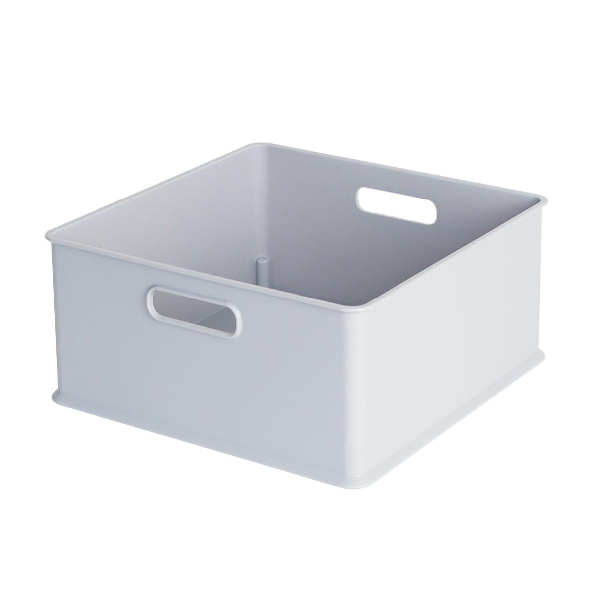 カラーボックス 横置き インナーボックス 収納 1/3 ナチュラ インボックス プラスチック 日本製 ( 収納ボックス 収納ケース ボックス 引き出し スタッキング 積み重ね BOX おもちゃ収納 小物ケース 小物入れ 小物収納 持ち手付き ) 【グレー】 グレー