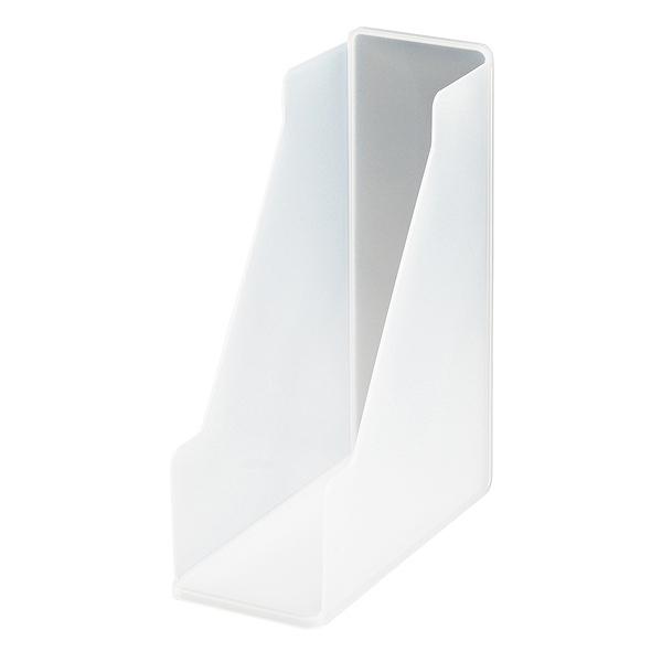 Dショッピング ファイルスタンド 書類収納 半透明 Squ ナチュラ ソーフィス 収納 ファイルケース プラスチック ファイルボックス ワイド 書類 クリアファイル 縦置き 横置き 縦 横 机上収納 日本製 カテゴリ 収納ケースの販売できる商品 リビングート