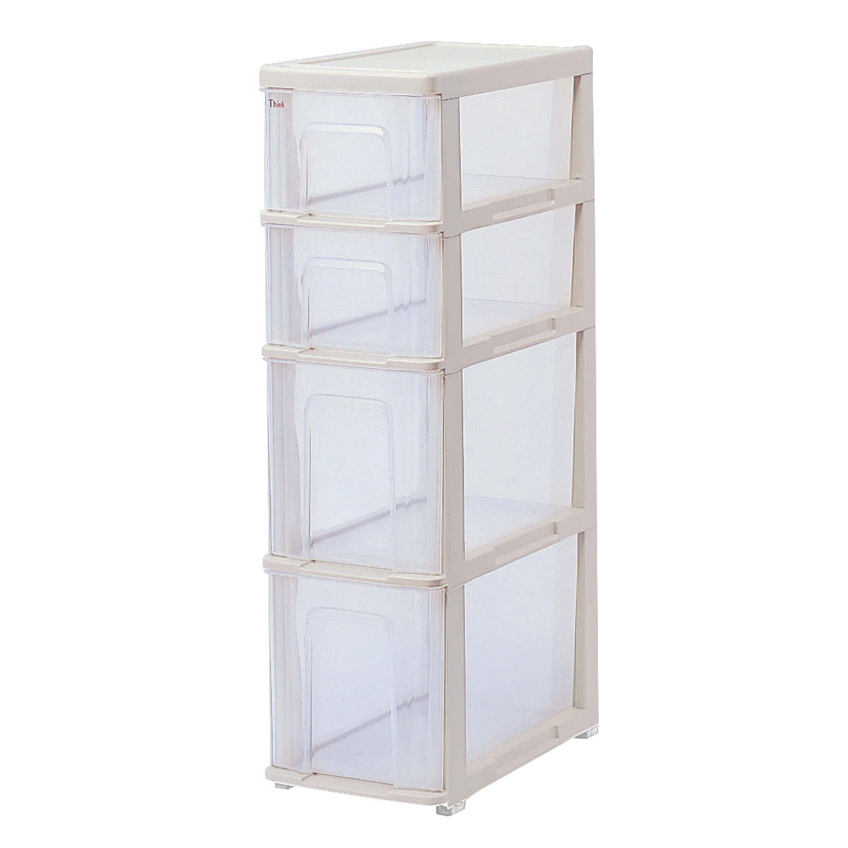 キッチンストッカー シンクスリム 幅22cm 4段 ( キャスター付き スリム 日本製 隙間収納 すき間収納 キッチンラック キッチン 収納 ワゴン ラック 洗面所収納 ランドリー収納 キッチン収納 引出し )