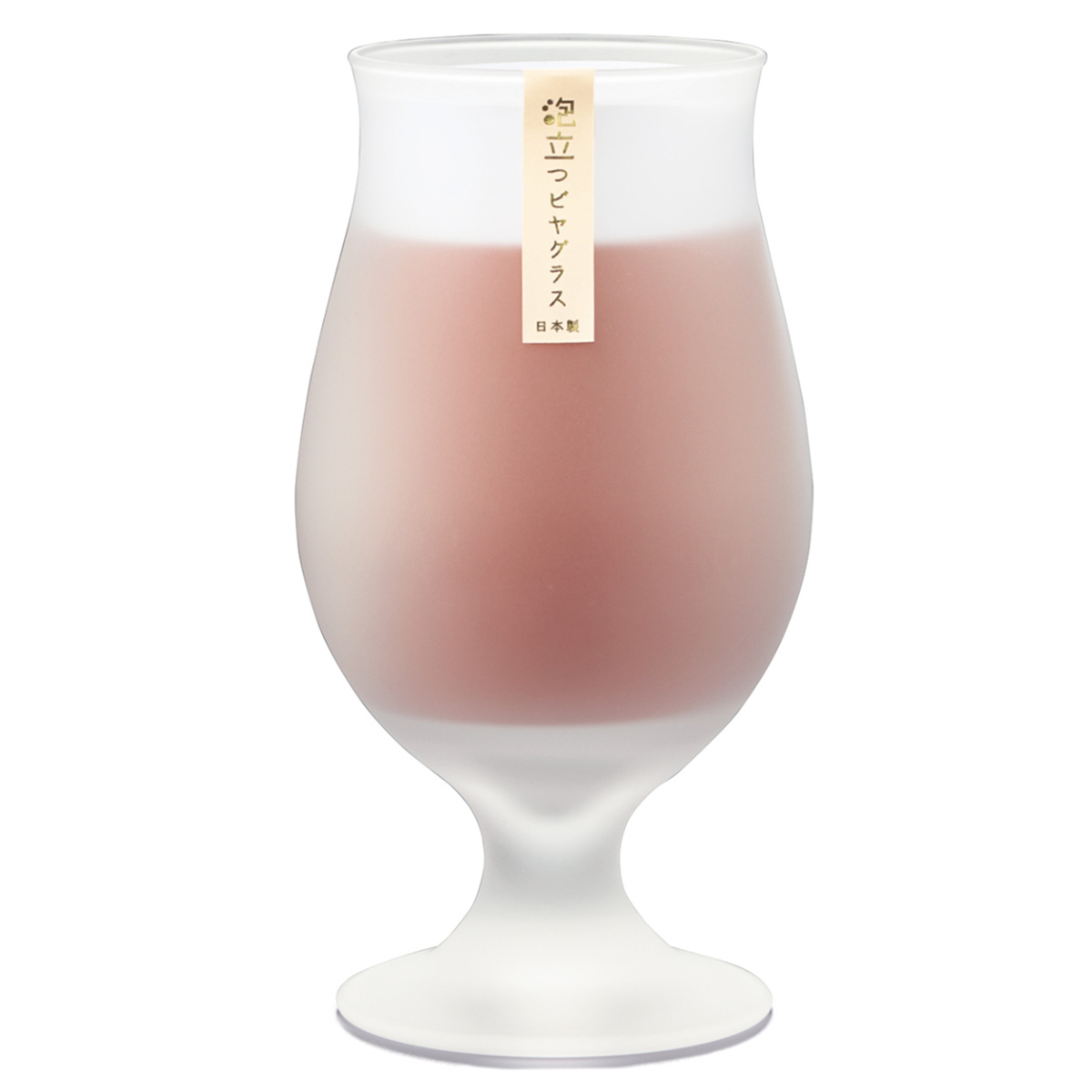 ビアグラス 420ml 泡立つビヤグラス ステムグラス ( ガラス 日本製 食洗機対応 ビヤグラス おしゃれ 脚付き グラス コップ カップ ボックス入り プレゼント 贈り物 泡 ビール アルコール お酒 晩酌 シンプル クリア 透明 )