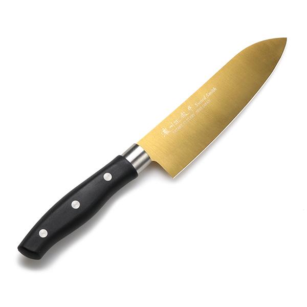 【エントリー＆購入で全品マイル4倍】 包丁 三徳包丁 チタンコーティング 濃州正宗作 （ 17cm 料理包丁 万能包丁 おすすめ キッチン