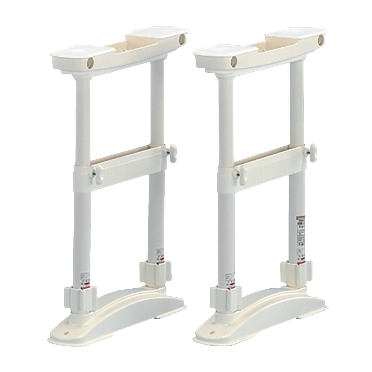 家具転倒防止 つっぱり棒 家具転倒防止ポ-ル 高さ35~50cm 2本入 ( 突っ張り棒 つっぱり 地震ポール 震災 地震対策 防災 賃貸 工具不要 強力 簡単 設置 取り付け 伸縮式 食器棚 本棚 リビング 寝室 安心 家具 転倒防止 地震 天井 )