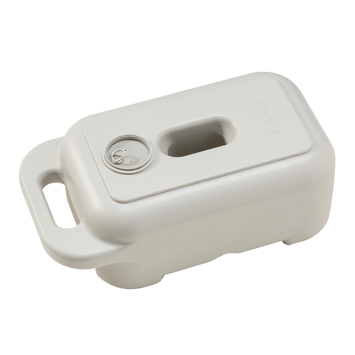 ブロー 重し 物干し台用 ( おもし ものほし台用 重り 1個 物干し台 転倒防止 重石 水 砂 固定 シェード 日よけ ウエイト 底面 くぼみ付き )