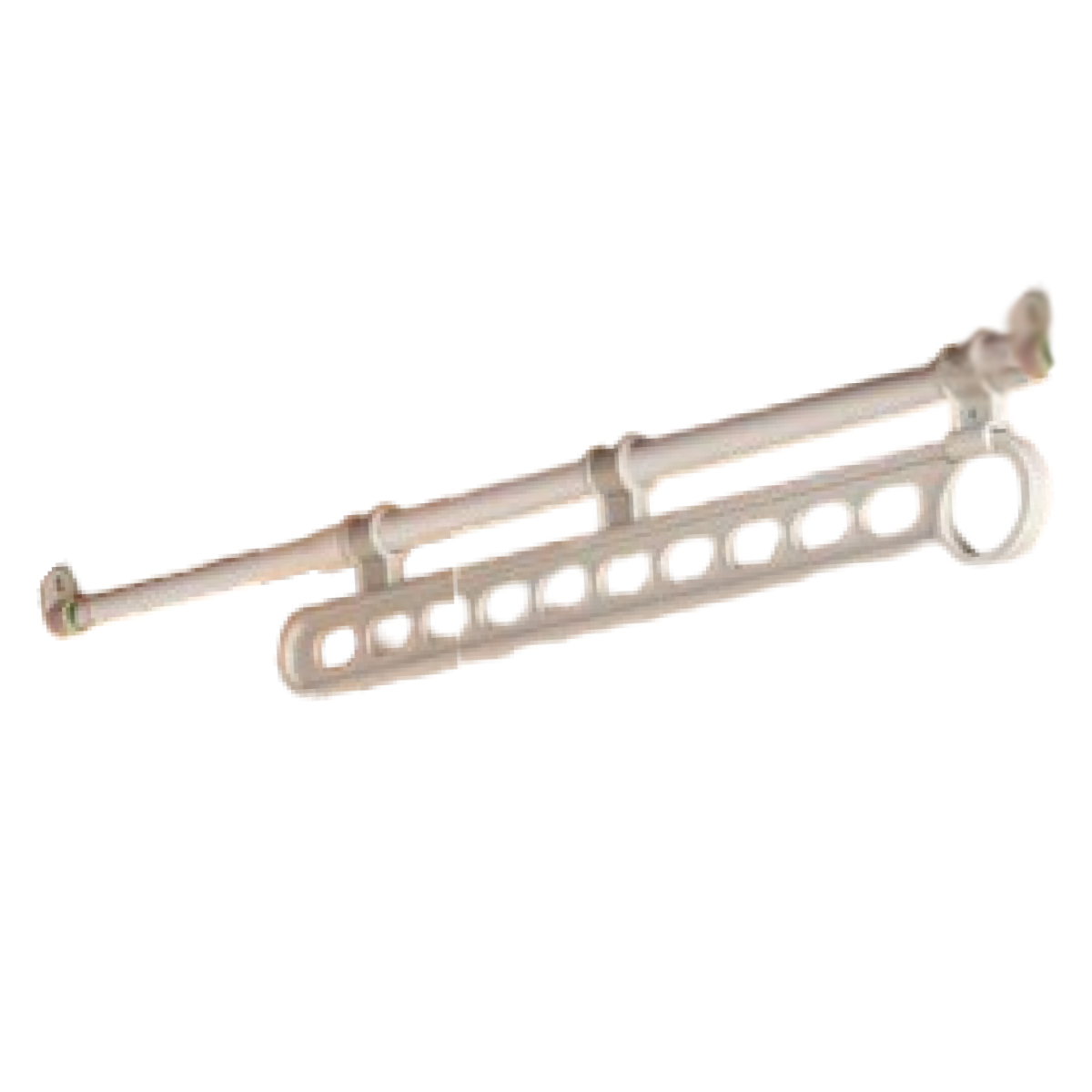 フック 押入れポールスライド つっぱり棒 ねじ止め ( スライド式 押入れ収納 スライドハンガー ハンガーラック 突っ張り 取付範囲 62~105cm 押入れ 伸縮 ハンガー 押し入れ 収納 つっぱり 押入れハンガー 隙間収納 省スペース )