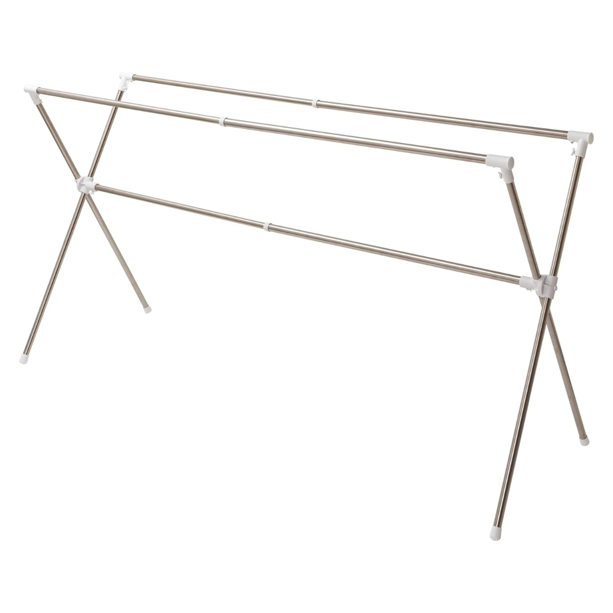 物干し 物干しスタンド 布団干し 伸縮タイプ ステンクラー ( 洗濯物干し 伸縮 X型 洗濯 布団 ハンガー 室内 屋外 大容量 折りたたみ 軽量 室内干し 部屋干し ベランダ ウッドデッキ クロス型 伸縮式 折り畳み )