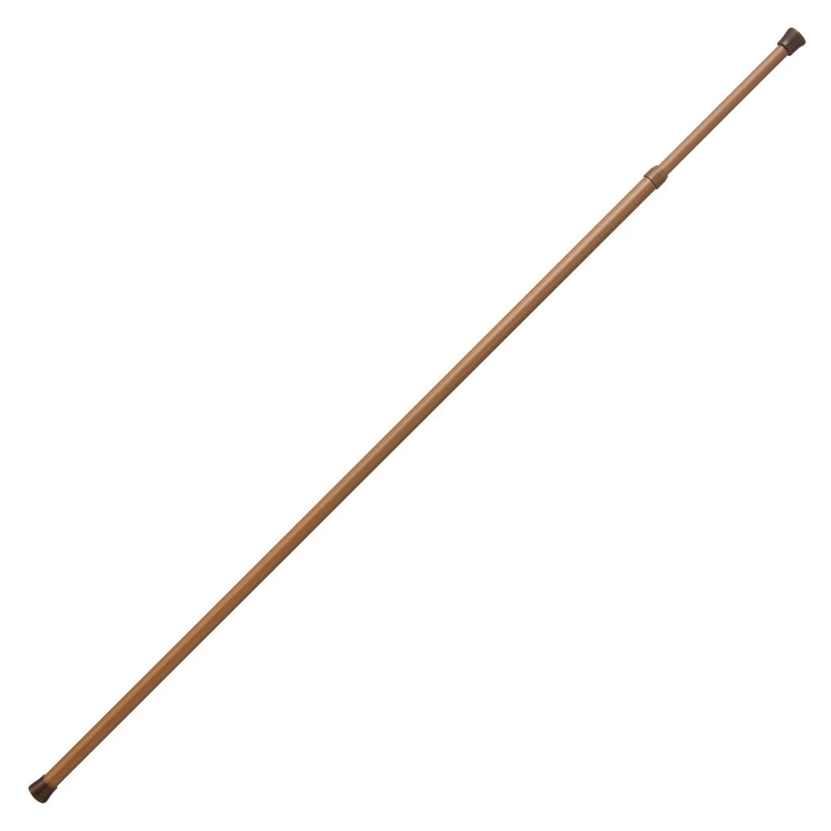 つっぱり棒 幅90~150cm LL リビングポールミニ ( 収納 隙間収納 すき間 耐荷重3~6kg つっぱり 棒 仕切り ポール 伸縮棒 突っ張り キッチン 玄関 洗面所 すきま収納 物干し竿 洋服掛け ミニサイズ ) 【木調】 木調