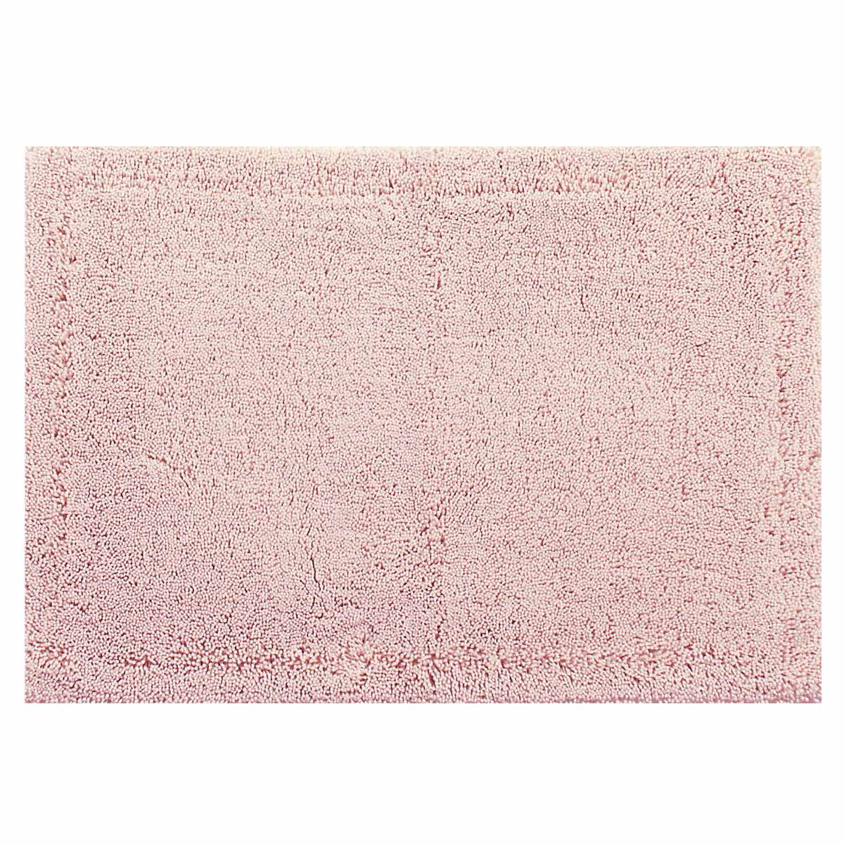 バスマット 実はすごいバスマット 50×70cm ( お風呂マット 足拭きマット 吸水 速乾 抗菌 防臭 すべり止め 洗える 浴室マット バス マット 50×70 さらさら 裏面 防カビ 滑り止め 丸洗い くすみカラー ) 【ピンク】 ピンク