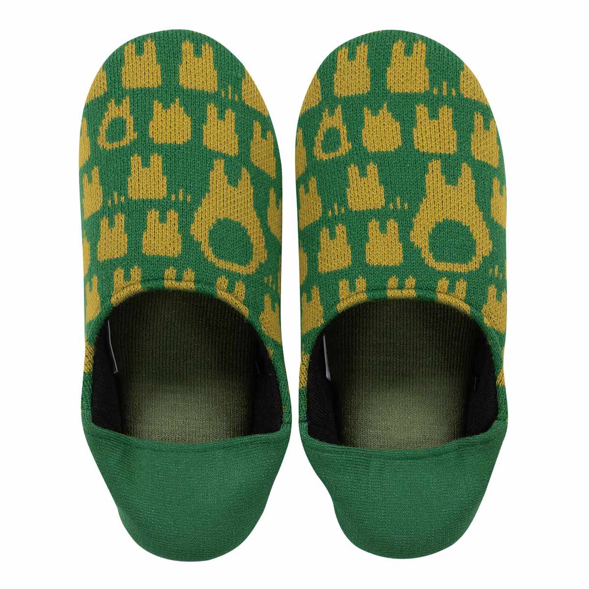 スリッパ となりのトトロ 魔女の宅急便 かかとニットスリッパ 約22.0~24.0cm ( ルームシューズ 洗える 室内 レディース ニット かかと付き キャラクター トトロ ネコバス ジジ 洗濯OK ニット生地 来客用 トイレ おしゃれ ) 【トトロ】 トトロ