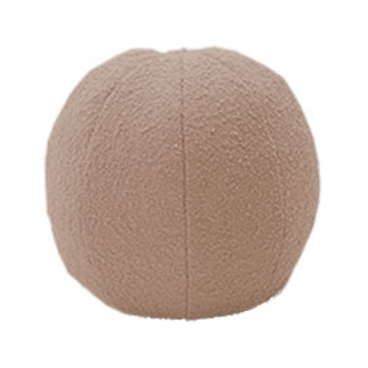 ビースクッション ボール型ビースクッション ( クッション ボール型 小さめ ミニクッション 洗えるカバー フロアクッション リビング 日本製 リラックス ブークレ 癒し 丸 カバーリング カバー取り外し 洗濯可能 おしゃれ ) 【ブラウン】 ブラウン