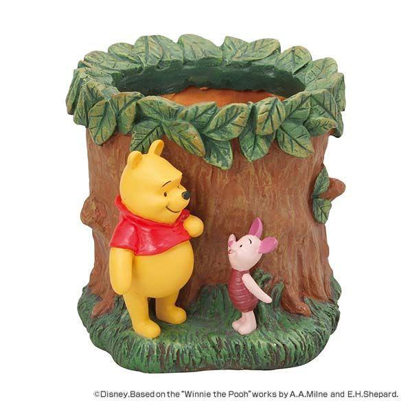 Dショッピング プランター 3号 くまのプーさん ピグレット 植木鉢 鉢 園芸用品 庭 お庭 玄関 お部屋 インテリア コンパクト 小物 おしゃれ 底穴 ポリ栓付き プーさん カテゴリ ガーデニング資材 剪定具 雑貨 その他の販売できる商品 リビングート