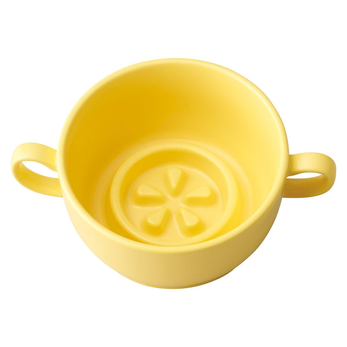 ペット フードボール M 磁器 早食い防止 ( 食器 エサ皿 餌皿 早食い防止ボウル フードボウル エサ 餌入れ ご飯入れ 犬用食器 猫用食器 ペット用 ペット用品 ) 【レモン】 レモン