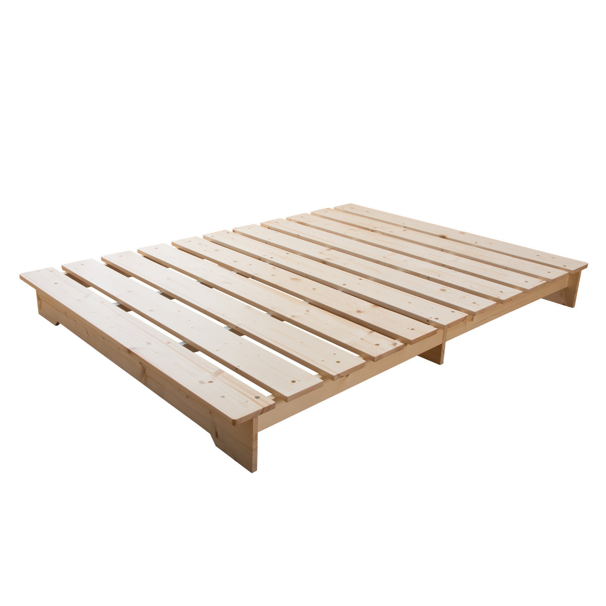 すのこベッド セミダブル 天然木 簡単組立 耐荷重  スノコ
