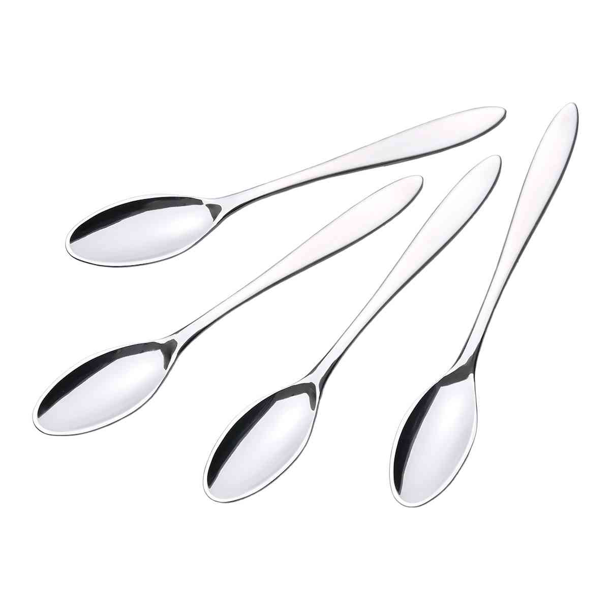 スプーン 燕三条 カレースプーン 4本組 日本製 ( ステンレス カトラリー シンプル おしゃれ モダン )