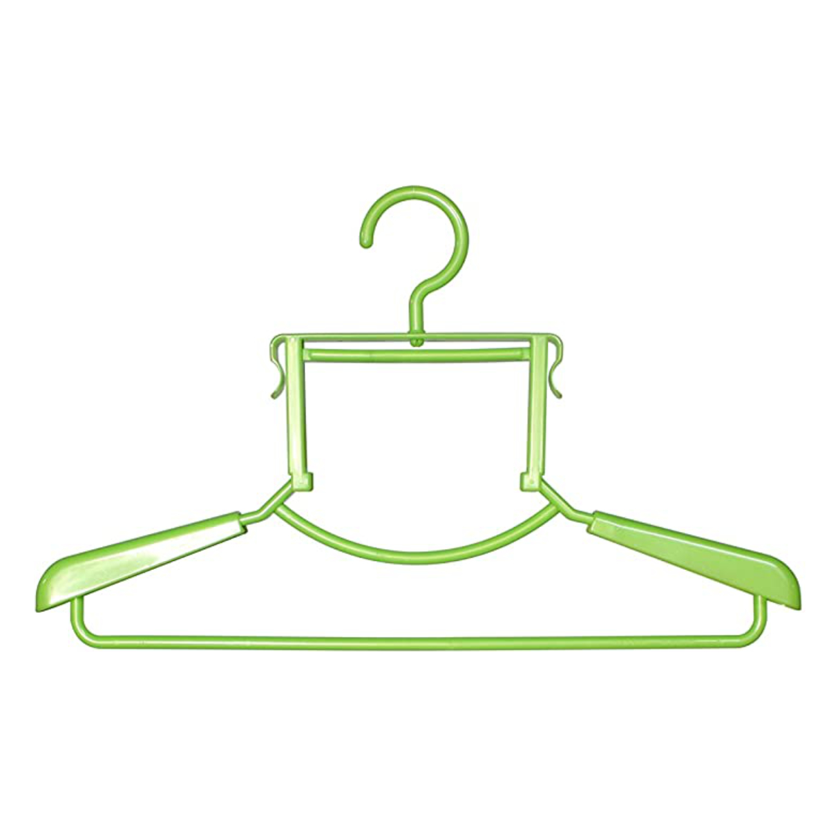洗濯ハンガー Livido ハイネックハンガー 2本組 ハイネック用 パールピンク ( ハンガー 衣類ハンガー 衣類収納 洋服 ハイネック フード ネクタイ ストール 型崩れ防止 2本 ) 【パールグリーン】 パールグリーン