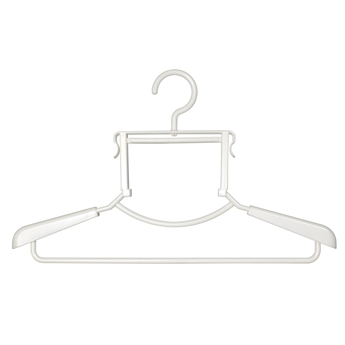 洗濯ハンガー Livido ハイネックハンガー ハイネック用 ( ハンガー 衣類ハンガー ハイネック パーカー フード付き 乾きやすい 衣類収納 洋服 ネクタイ ストール 型崩れ防止 シンプル カラフル ) 【パールホワイト】 パールホワイト