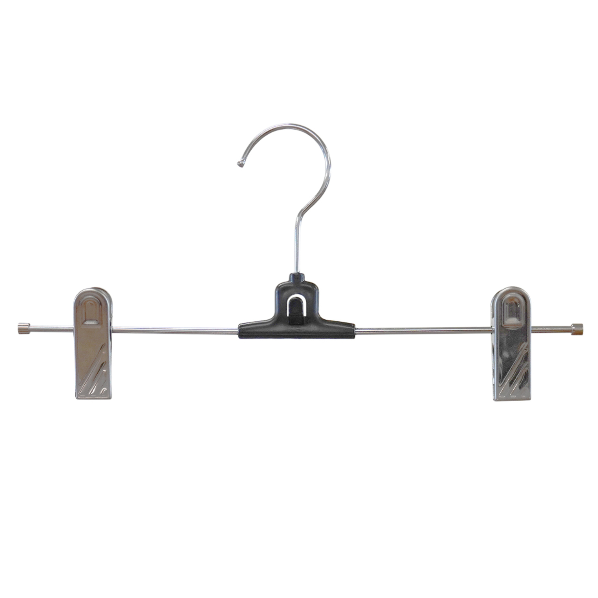 クリップハンガー モノクローゼット メタルグリップハンガー 連結 3本 ( ハンガー 3本入り クリップ スカート パンツ スラックス ズボン すべり止め付き クローゼット 収納 省スペース 薄型 スリム 衣類収納 洋服ハンガー )