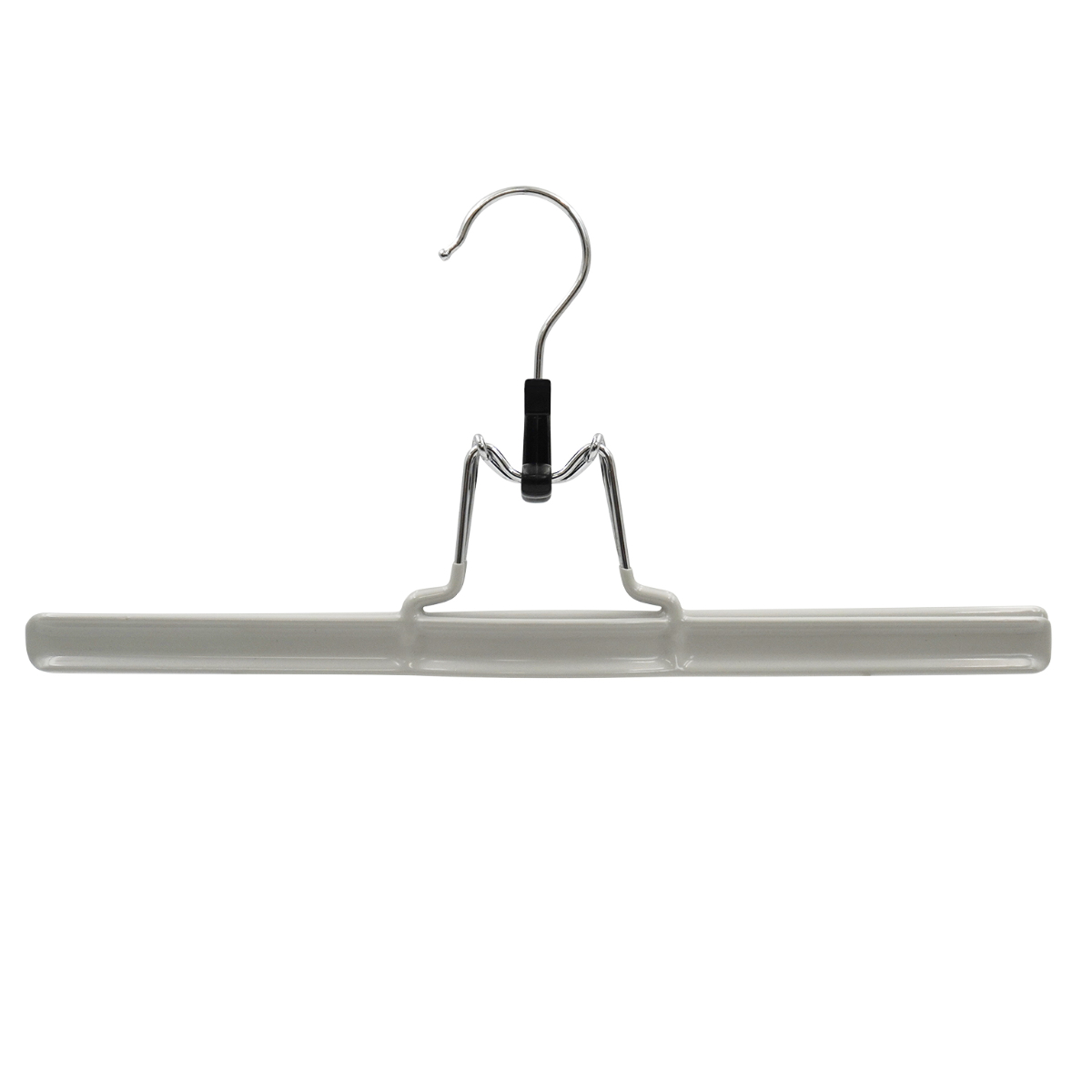 スカートハンガー モノクローゼット ワンロックハンガー 1本 ( ハンガー クリップハンガー スカート パンツ スラックス ズボン クリップ 薄型 スリム クローゼット 収納 省スペース 滑りにくい 衣類収納 洋服ハンガー )
