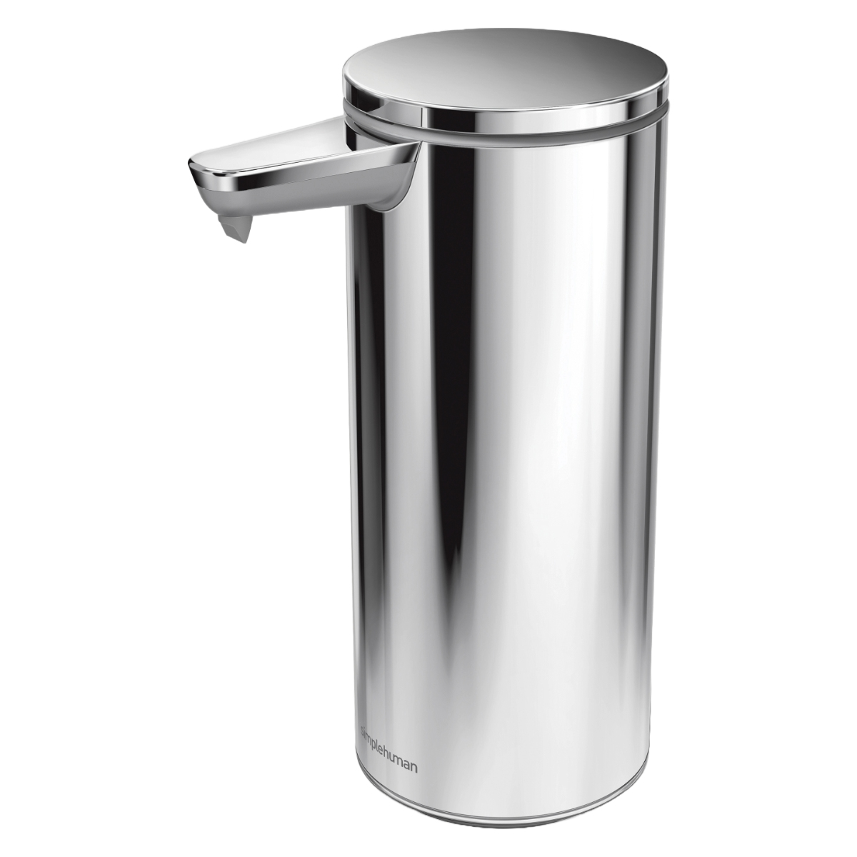 ディスペンサー 充電式センサーポンプ simplehuman シンプルヒューマン 自動 ( オートディスペンサー ディスペンサーボトル ソープディスペンサー ソープボトル ハンドソープボトル 防水 ハンドソープ 食器用洗剤 ボトル ) 【ポリッシュシルバー】 ポリッシュシルバー