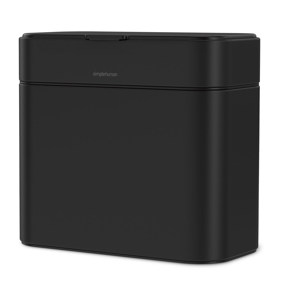 ゴミ箱 4L simplehuman 正規品 コンポストキャディ マットブラック ホワイト 密閉 防臭 ( ごみ箱 4リットル シンプルヒューマン 生ゴミ用 卓上 キッチン メーカー保証付き ふた付き 小さい コンパクト ニオイ 対策 マグネット サブ ) 【ブラック】 ブラック