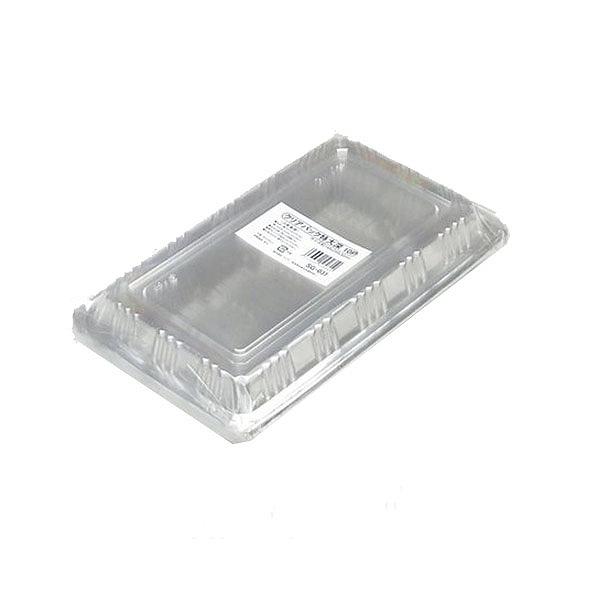 クリアパック 特大深 10個入 ( プラスチック容器 パック 容器 使い捨て 弁当箱 角型 日本製 使い捨てパック プラ容器 クリア お弁当箱 ランチボックス 蓋付き 蓋 ふた 10枚 10個 )