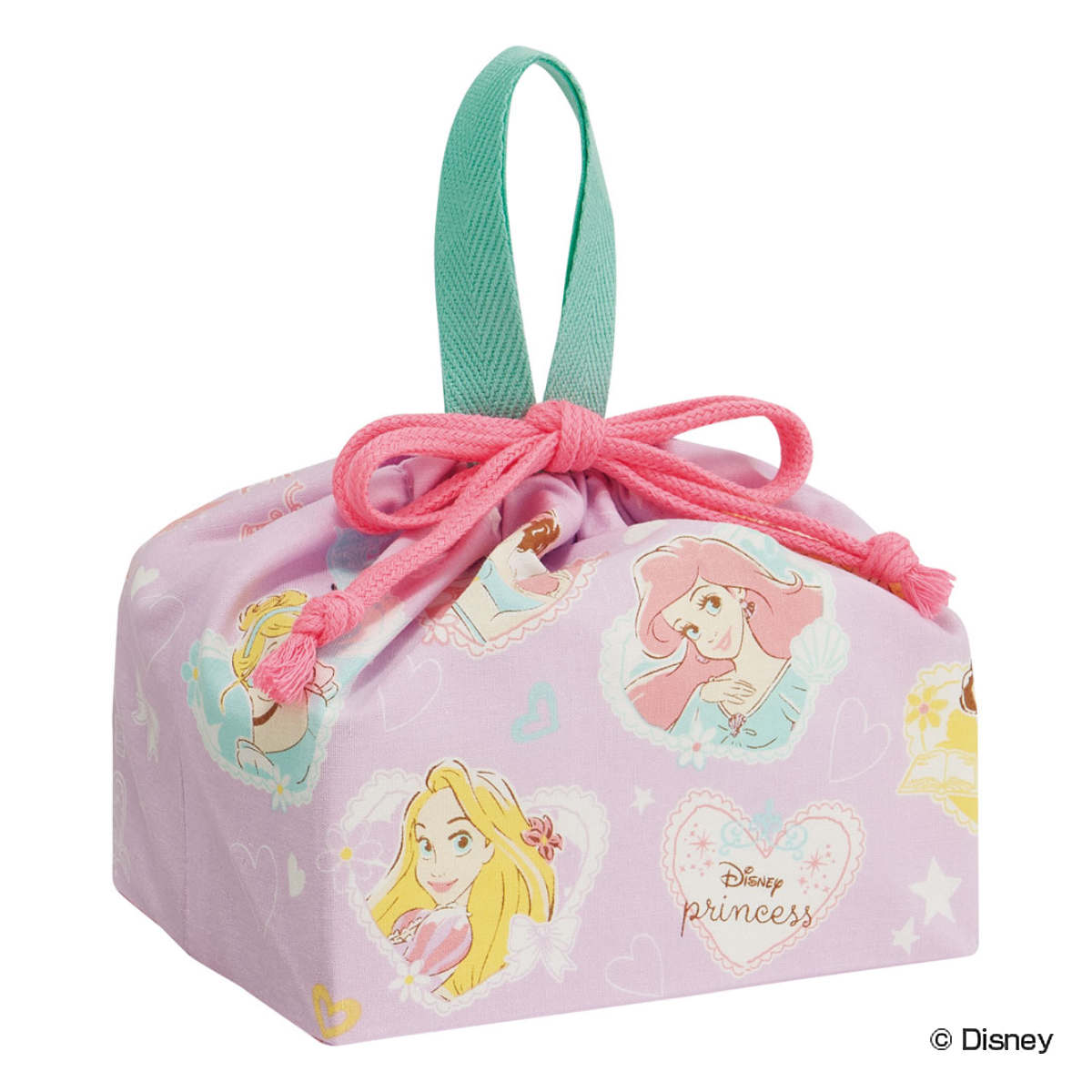 Dショッピング 弁当袋 ランチ巾着 ディズニープリンセス お弁当袋 給食袋 巾着袋 ランチバッグ 巾着 子供 お弁当箱 弁当箱 弁当 給食 袋 弁当巾着 マチ 小物入れ 幼稚園 保育園 キッズ カテゴリ 弁当箱の販売できる商品 リビングート ドコモの