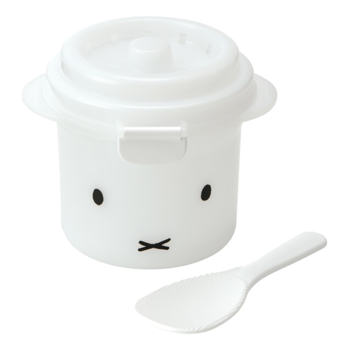 ご飯メーカー 1合 電子レンジ調理器 電子レンジ炊飯 ( ご飯 メーカー 炊飯器 炊飯鍋 炊き 蒸し器 容器 しゃもじ付き レンジ調理器 レンジ調理 便利グッズ キャラクター ) 【ミッフィー】 ミッフィー