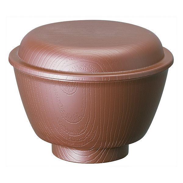 Dショッピング 茶碗 370ml ふわっと フタ付き 木製風 介護 食器 プラスチック製 日本製 食洗機対応 電子レンジ対応 お茶碗 プラスチック 木目調 介護用 蓋付き 自助食器 ユニバーサルデザイン 介護用品 割れにくい カテゴリ 介護用食器の販売できる商品