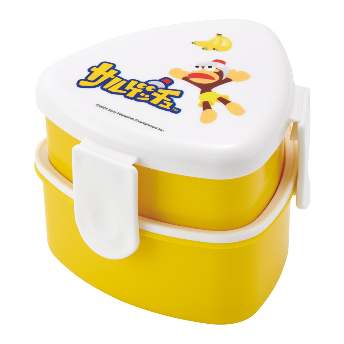 おにぎりケース 抗菌三角おにぎりランチボックス サルゲッチュ ( ピポサル おにぎり入れ 抗菌 電子レンジ対応 レンジ対応 子供 女子 日本製 レンジOK お弁当 弁当 おにぎり おむすび ケース キッズ 子ども おむすびケース )